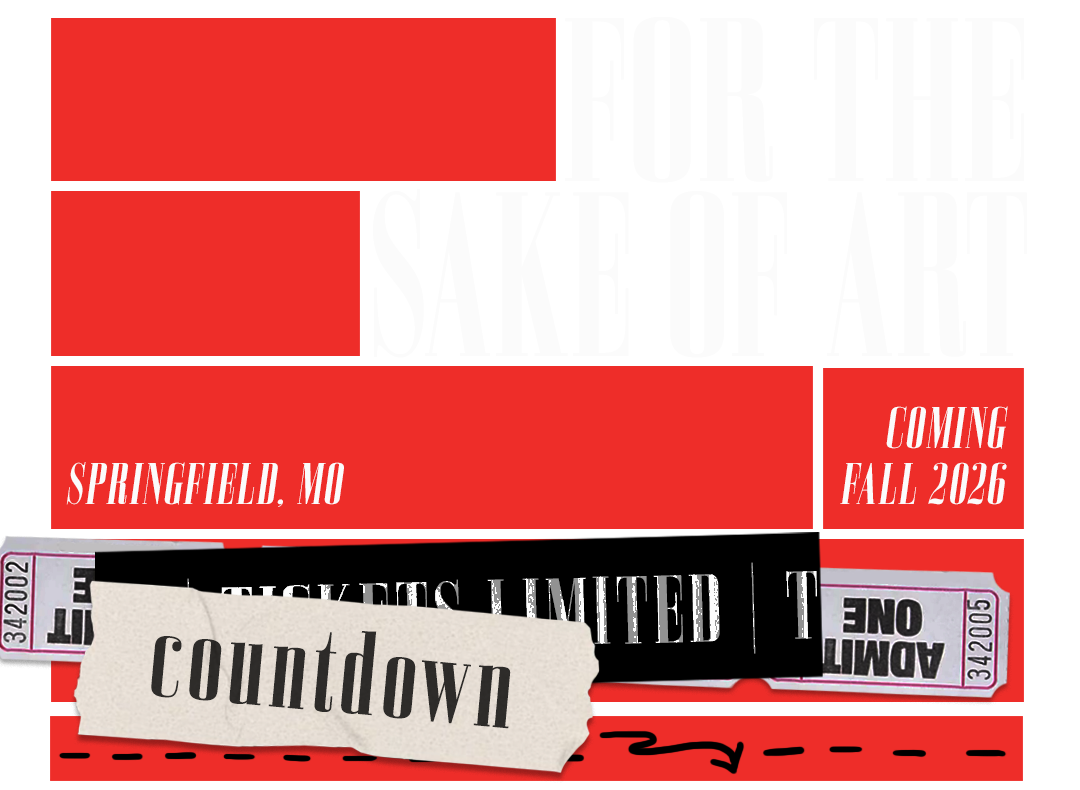 For the Sake of Art Event Announcement